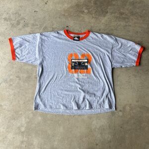 Vintage PNB Nation Shirt Mens XL Gray Logo Graphic Hip Hop USA 90s Y2K